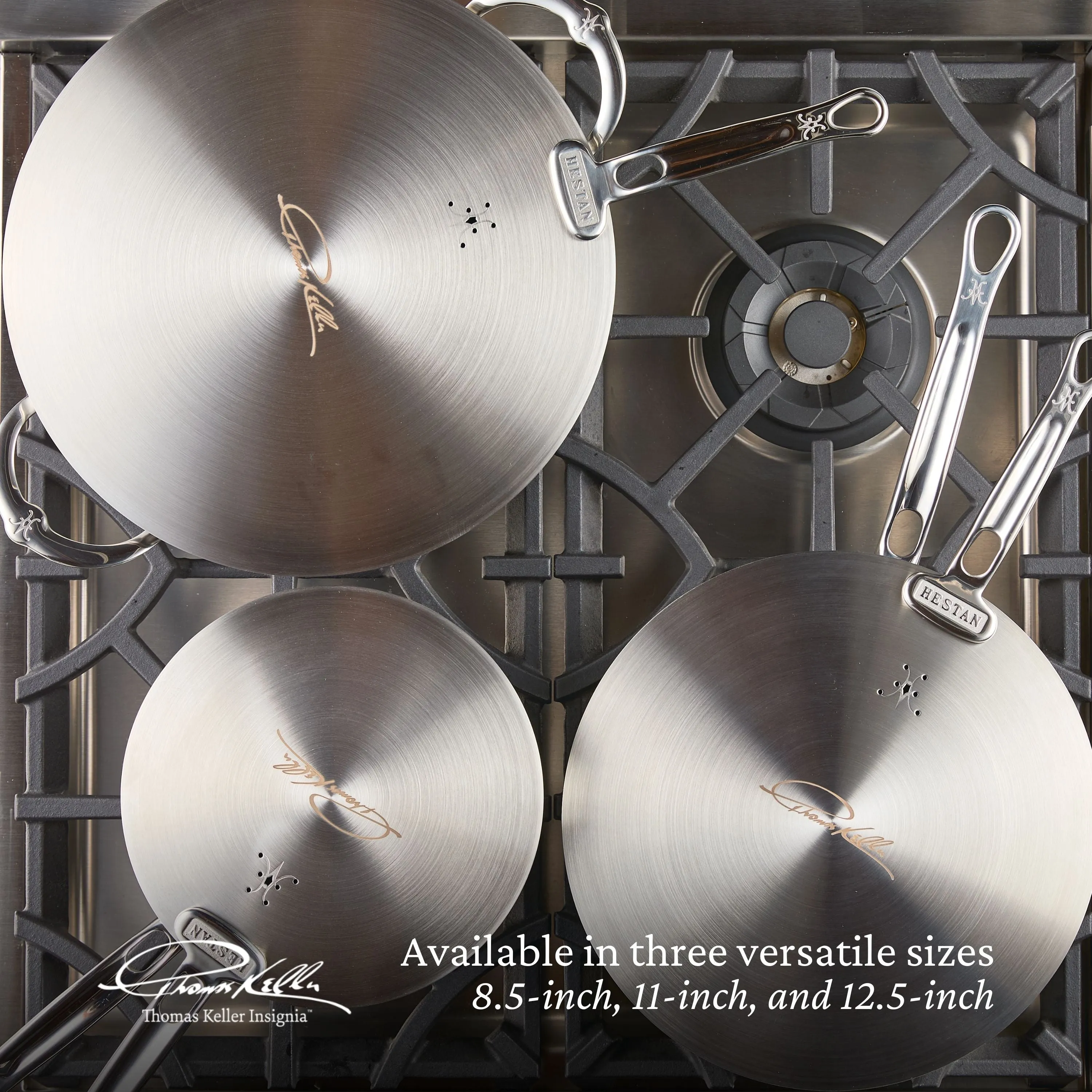 Commercial Clad Stainless Steel 12-Piece Cookware Set