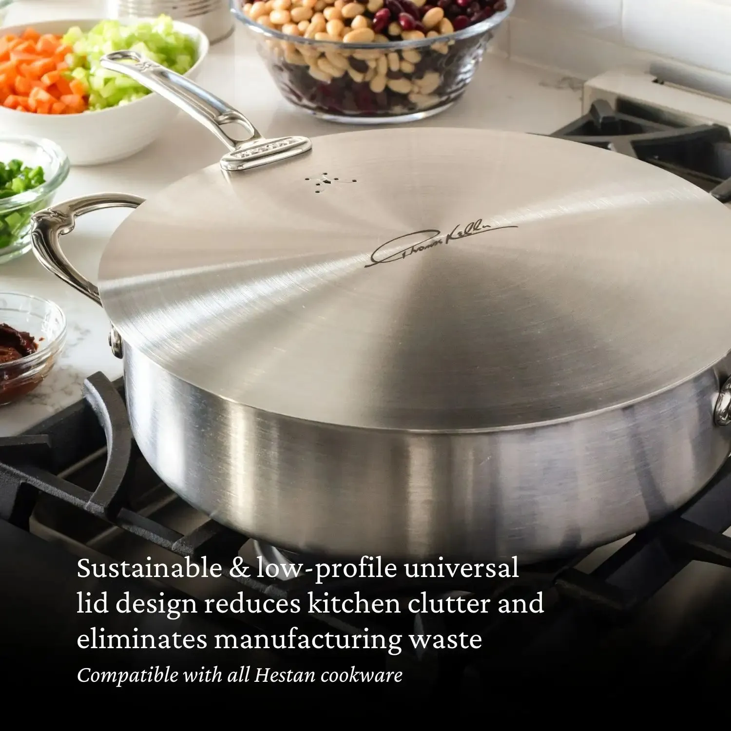 Commercial Clad Stainless Steel 12-Piece Cookware Set