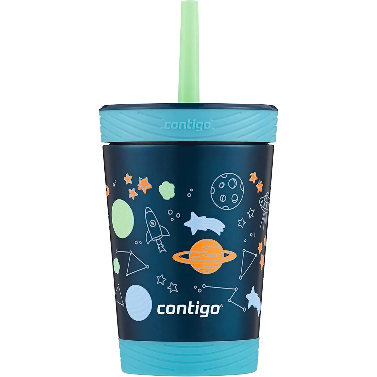 Contigo 12 oz. Kid's Spill-Proof Insulated Stainless Steel Tumbler with Straw