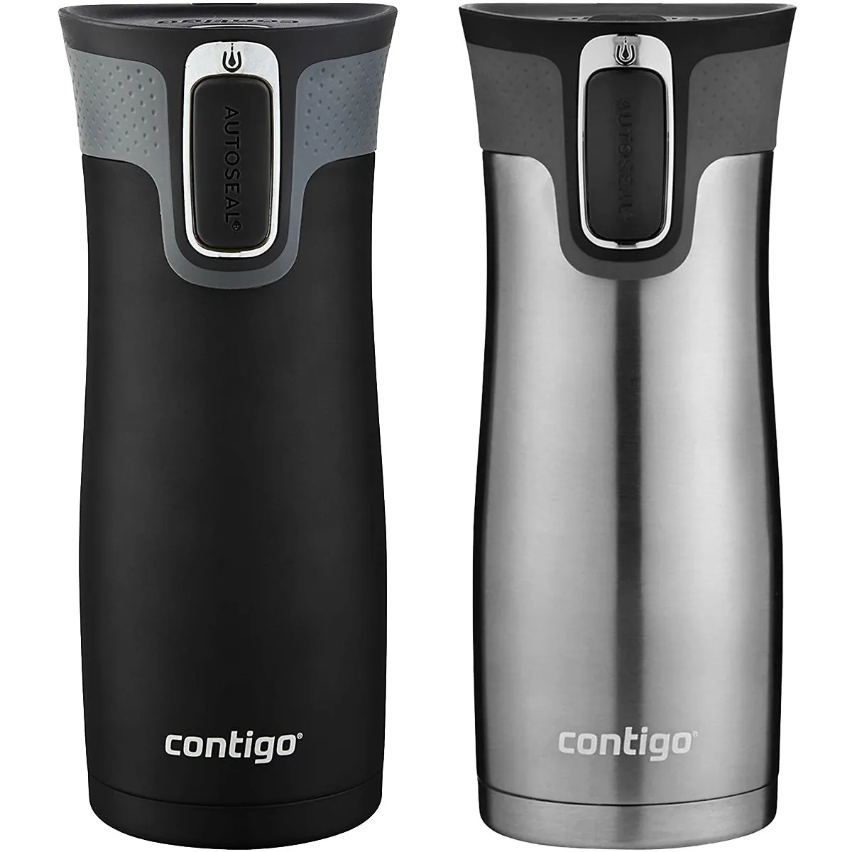 Contigo 16 oz. West Loop 2.0 Insulated Stainless Steel Travel Mug 2-Pack