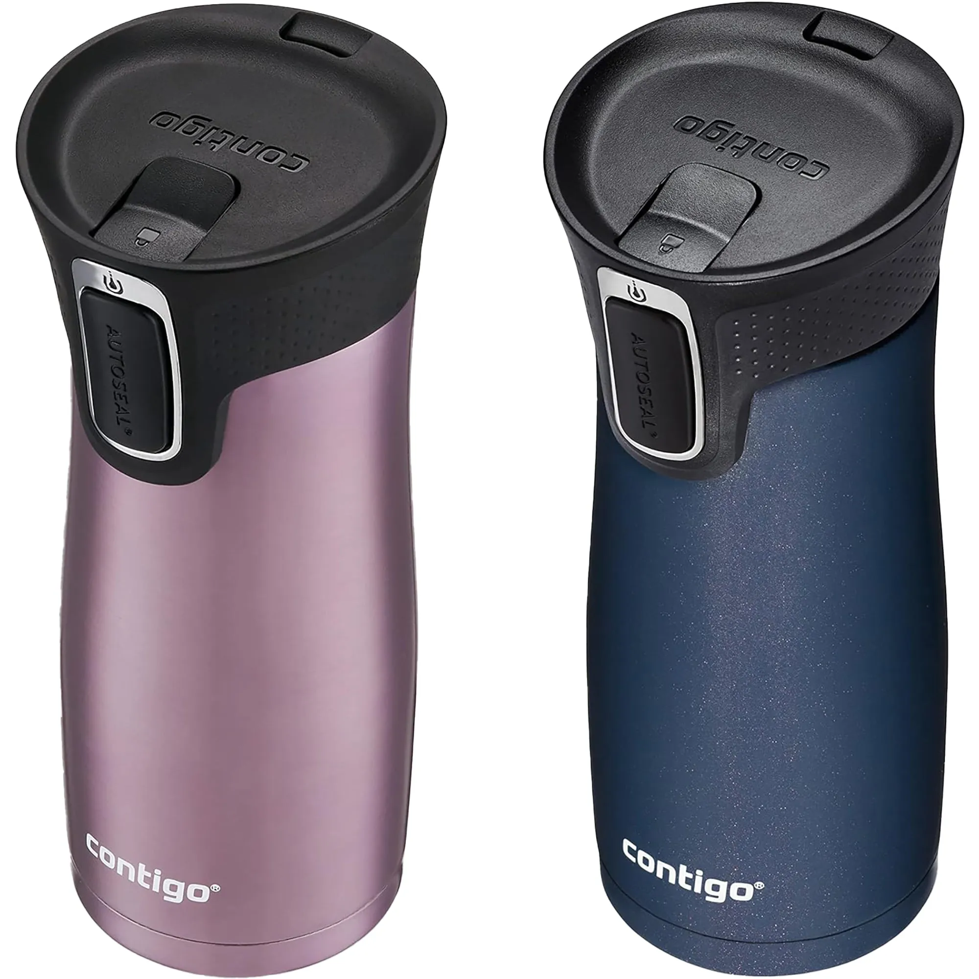 Contigo 16 oz. West Loop 2.0 Insulated Stainless Steel Travel Mug 2-Pack