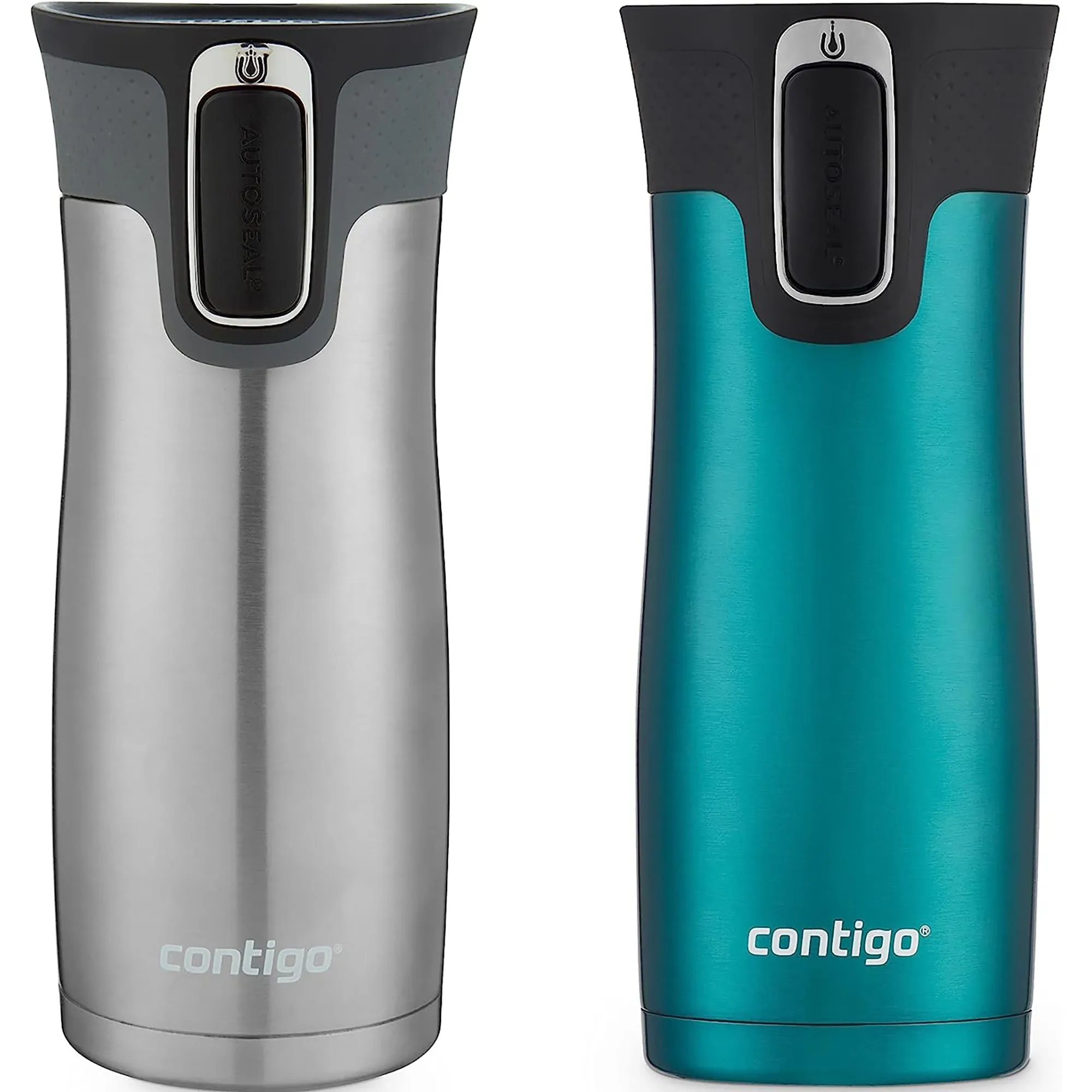 Contigo 16 oz. West Loop 2.0 Insulated Stainless Steel Travel Mug 2-Pack