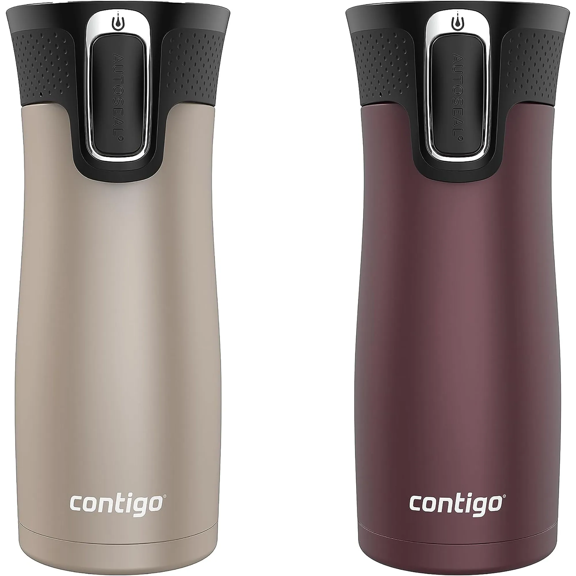 Contigo 16 oz. West Loop 2.0 Insulated Stainless Steel Travel Mug 2-Pack