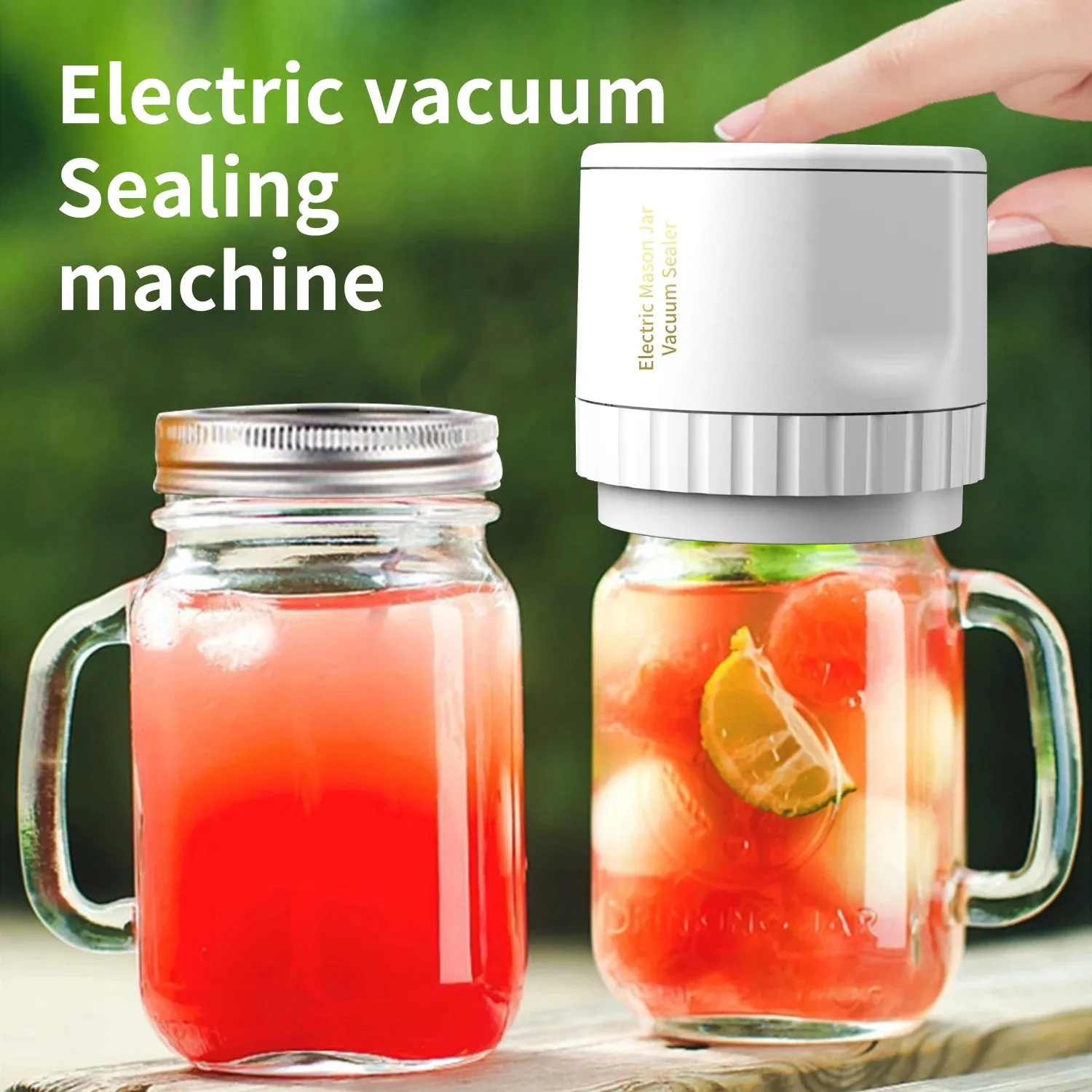 Cordless Electric Mason Jar Vacuum Sealer Kit