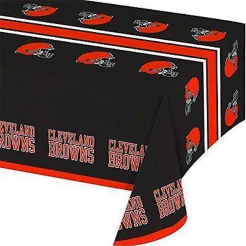 Creative Converting - Cleveland Browns Table Cover, 1 Each