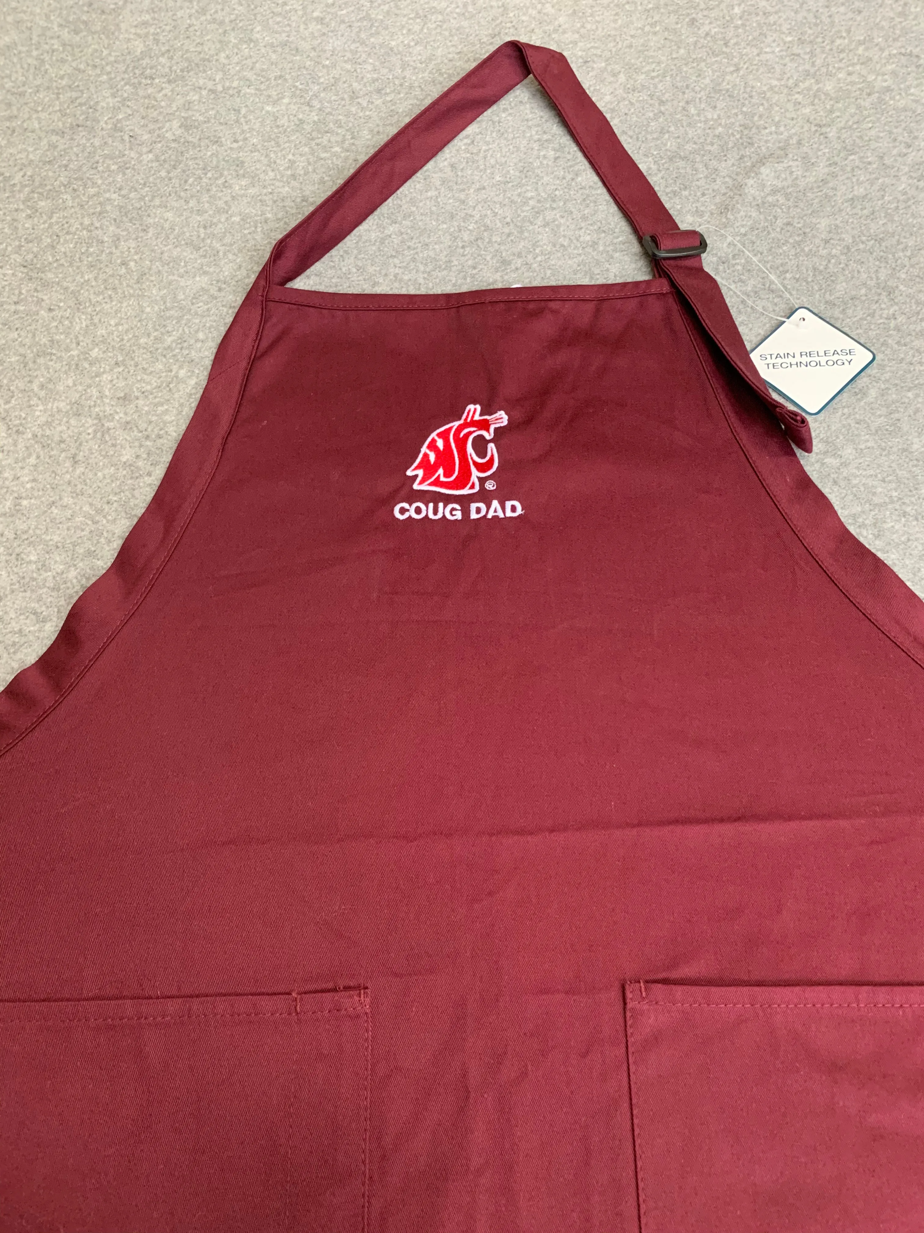 Crimson Dad Embroidered Apron