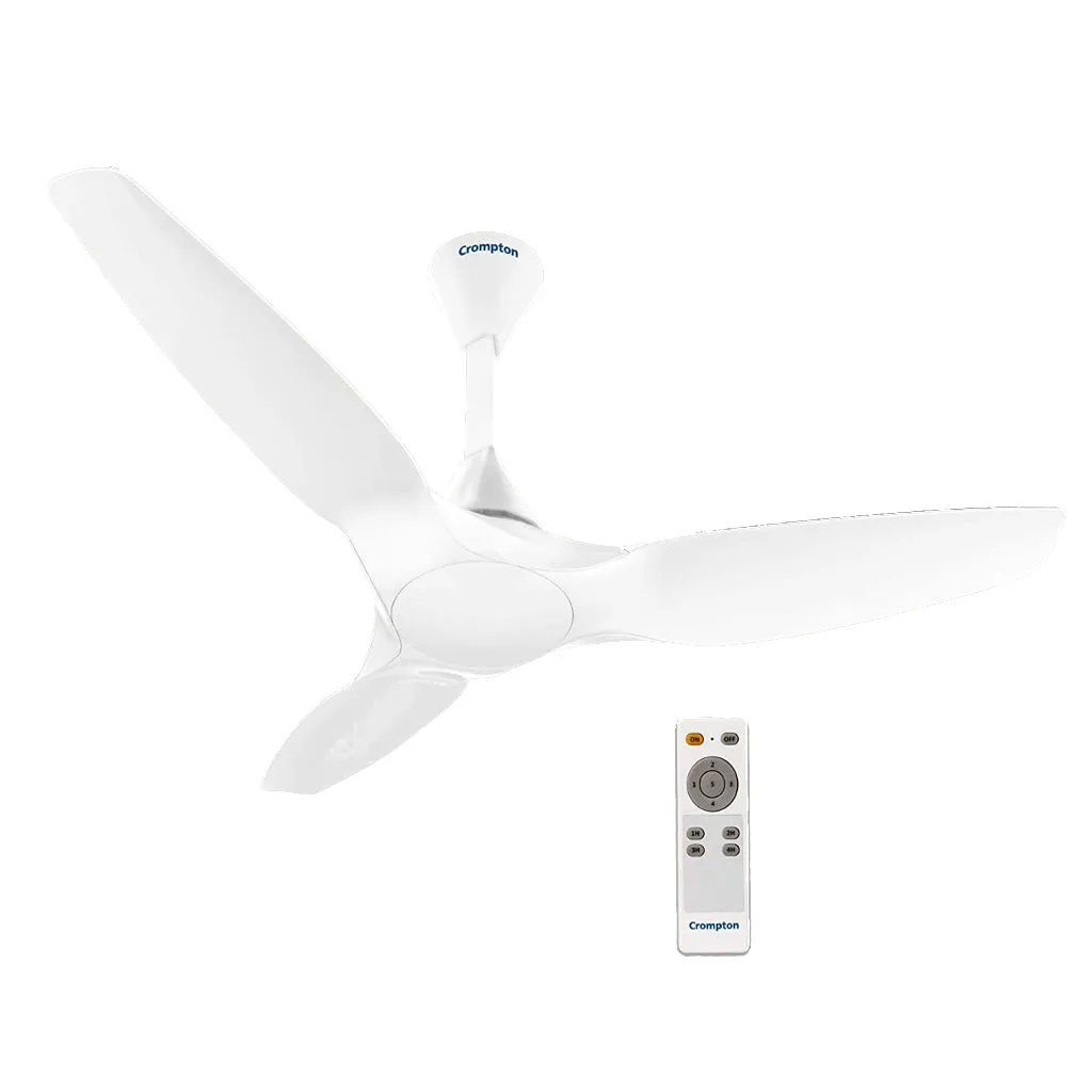 Crompton SilentPro Enso Ceiling Fan All White 1225mm