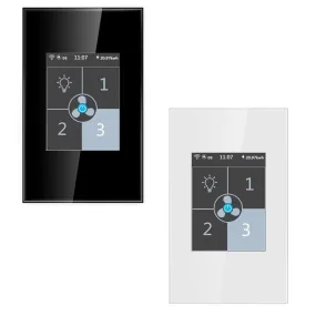 CTEC Smart Home: Smart Switch for Light Switch and AC Ceiling Fan Control in Black or White (Google Assistant, Alexa Compatible)