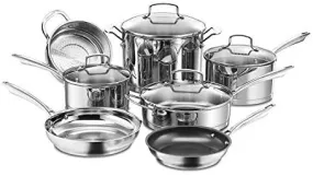 Cuisinart 11-Piece Professional Stainless Cookware Set