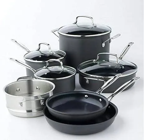 Cuisinart 66-11 Chef's Classic Nonstick Hard-Anodized 11-Piece Cookware Set