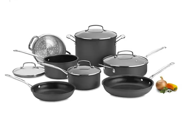 Cuisinart 66-11 Chef's Classic Nonstick Hard-Anodized 11-Piece Cookware Set