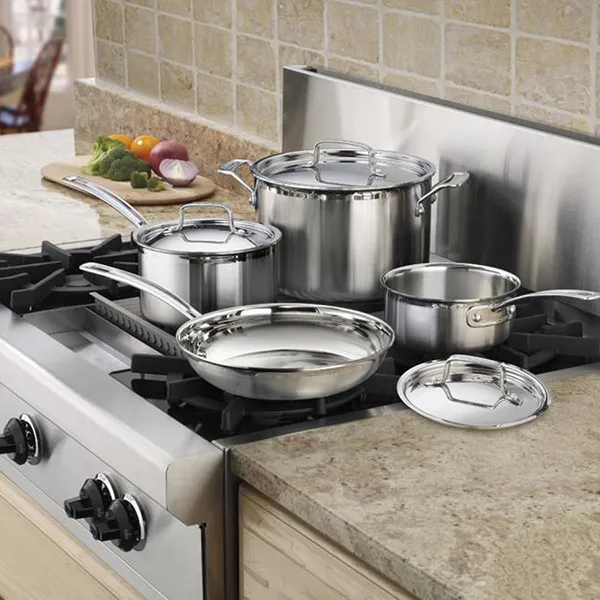 Cuisinart MultiClad Pro Tri-Ply 7 Piece Cookware Set