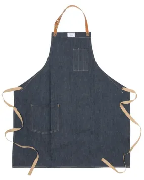 Culinary Apron w/ Removable Leather Straps