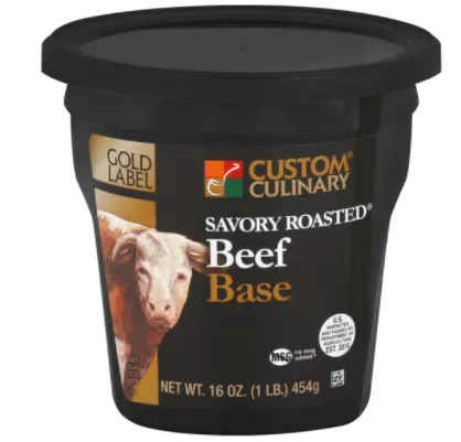 Custom Culinary Gold Label Roasted Beef Base 1lbs