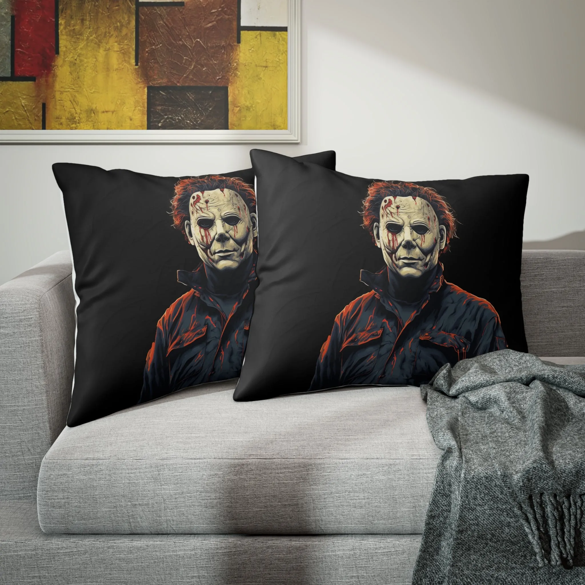 Custom Michael Myers Pillow Sham - Classic Horror Fan Decor