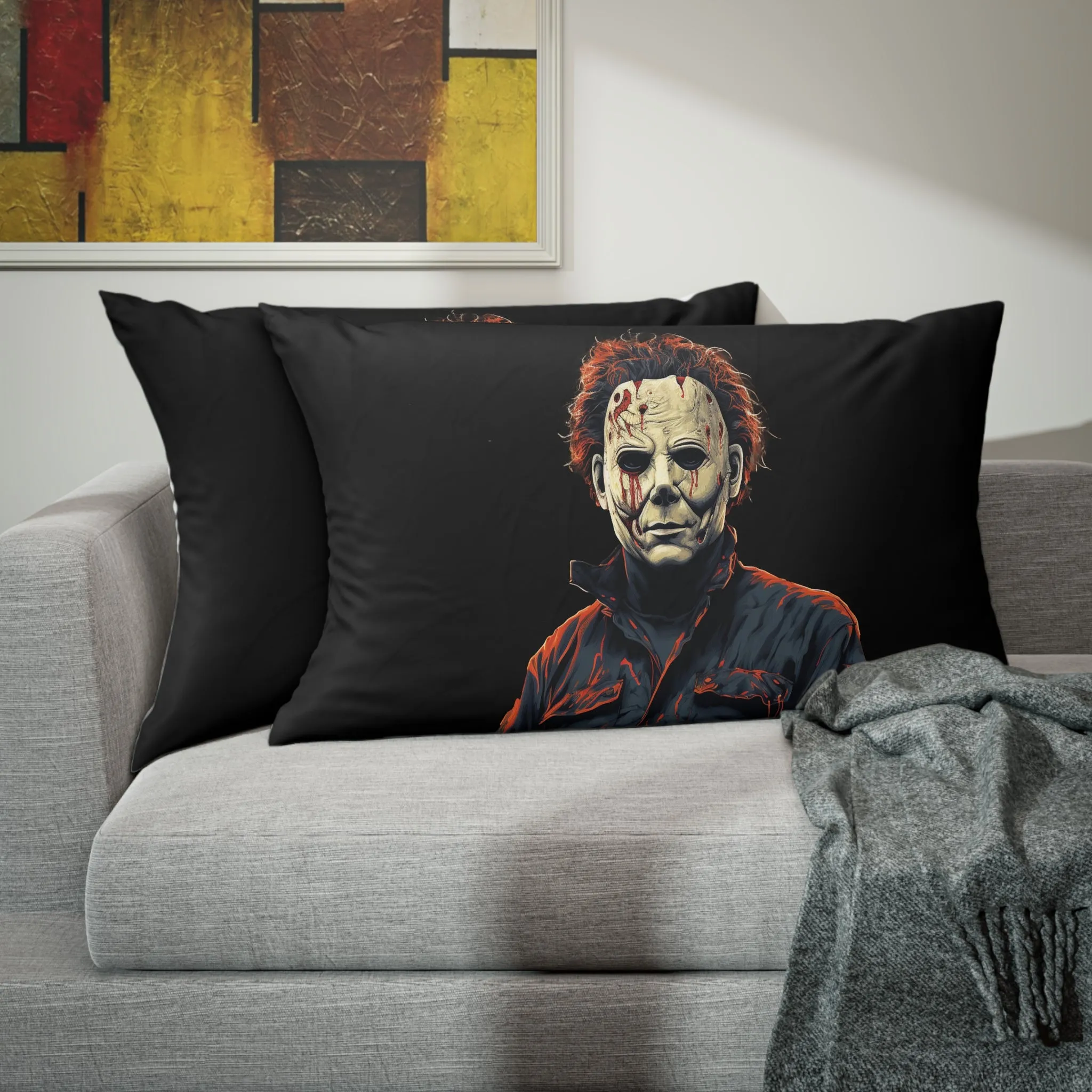 Custom Michael Myers Pillow Sham - Classic Horror Fan Decor