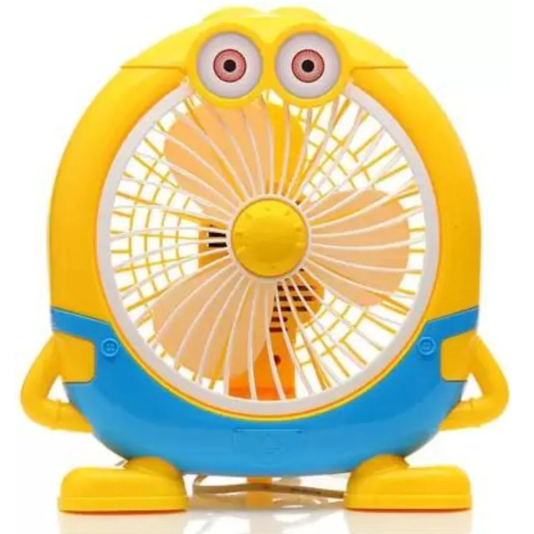 Cute Electric Minion Portable Desk Fan