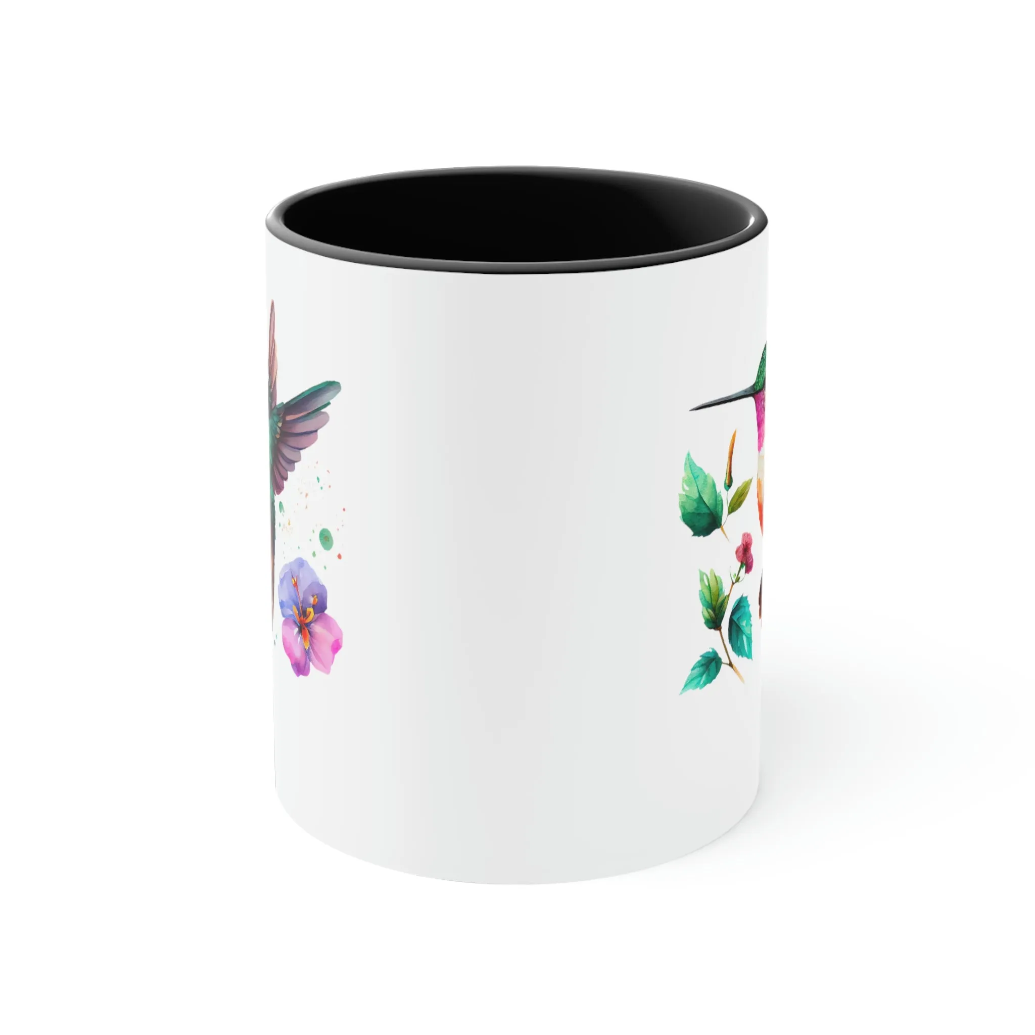 Cute Hummingbird 4 - Accent Coffee Mug, 11oz