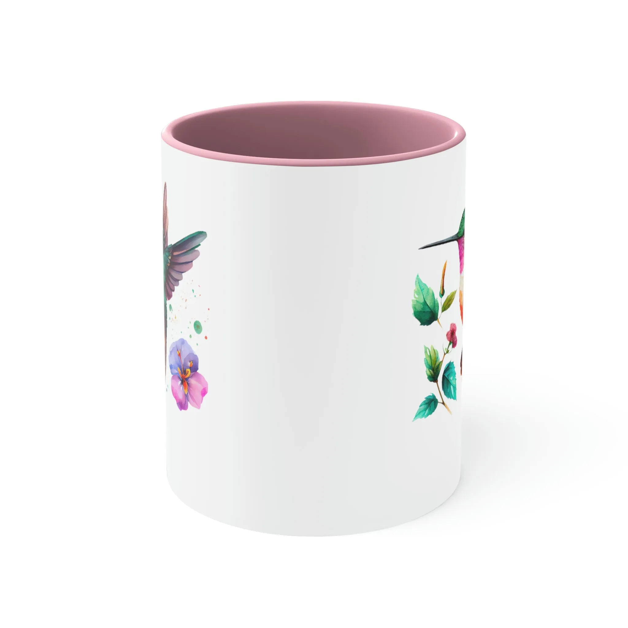 Cute Hummingbird 4 - Accent Coffee Mug, 11oz