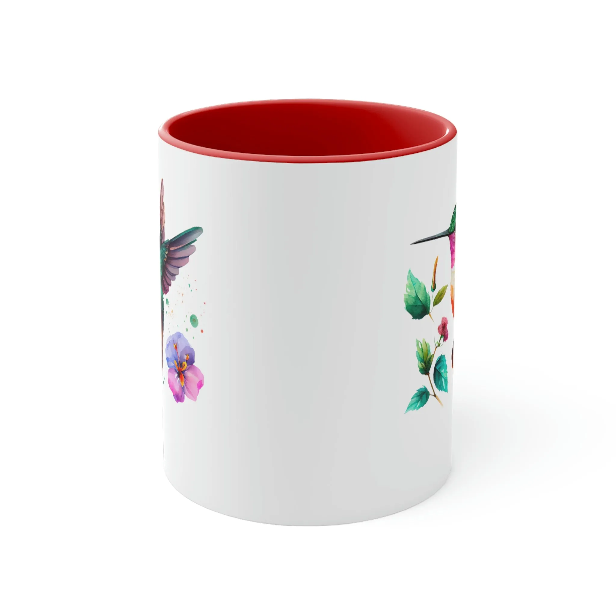 Cute Hummingbird 4 - Accent Coffee Mug, 11oz