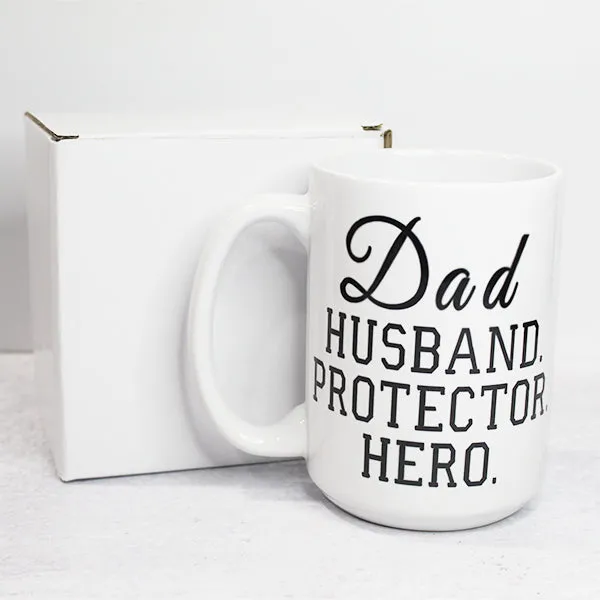 Dad, Husband, Protector, Hero Best Gift for Dad, Grandpa, Husband