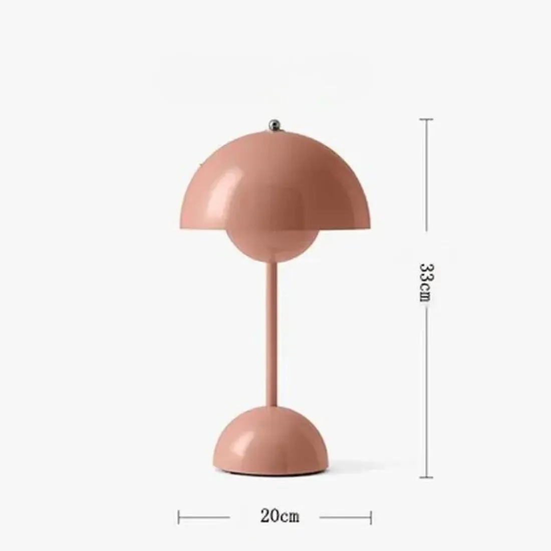 Danish Mushroom Touch Lamp