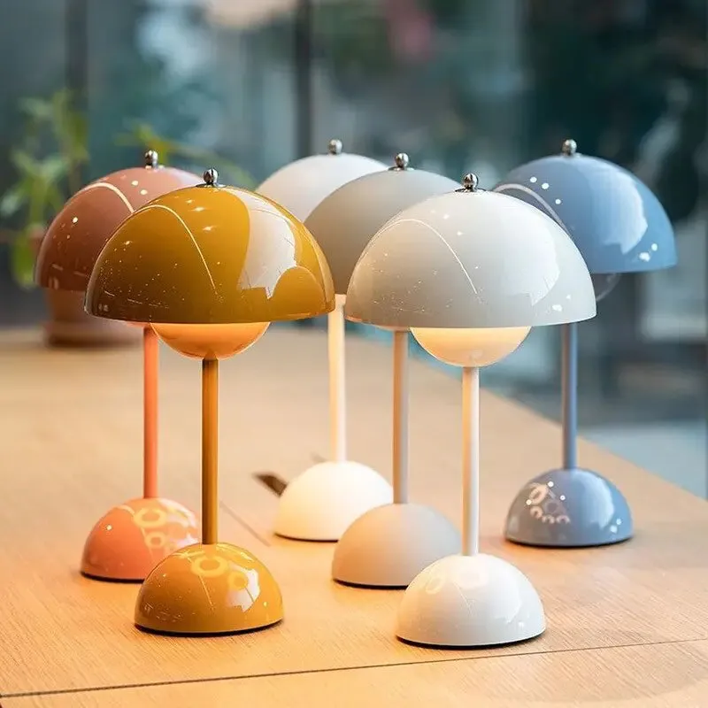 Danish Mushroom Touch Lamp