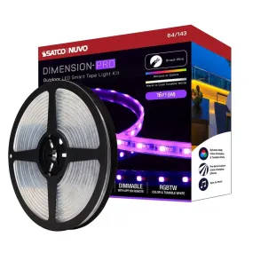 Dimension Pro - Tape light strip - 16 ft. - Hi-Output - RGB plus Tunable White - J-Box connection - IP65 - Starfish IOT Capable - RF Remote Included