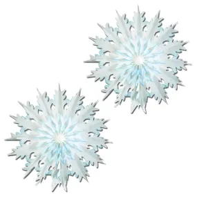 Dip-Died Snowflake Fans Set/2