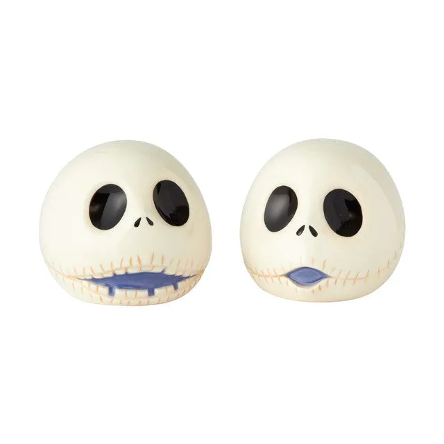 Disney The Nightmare Before Christmas Jack Skellington Heads Salt & Pepper Shakers