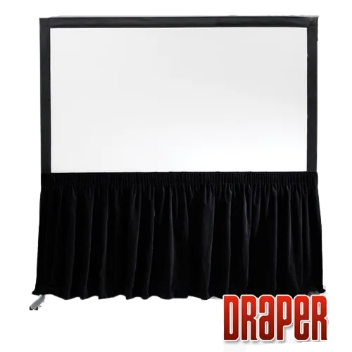 Draper 387084 Velour Dress Kit Skirt - HDTV (95"x168")