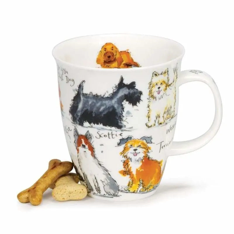 Dunoon Nevis Messy Dogs Mug