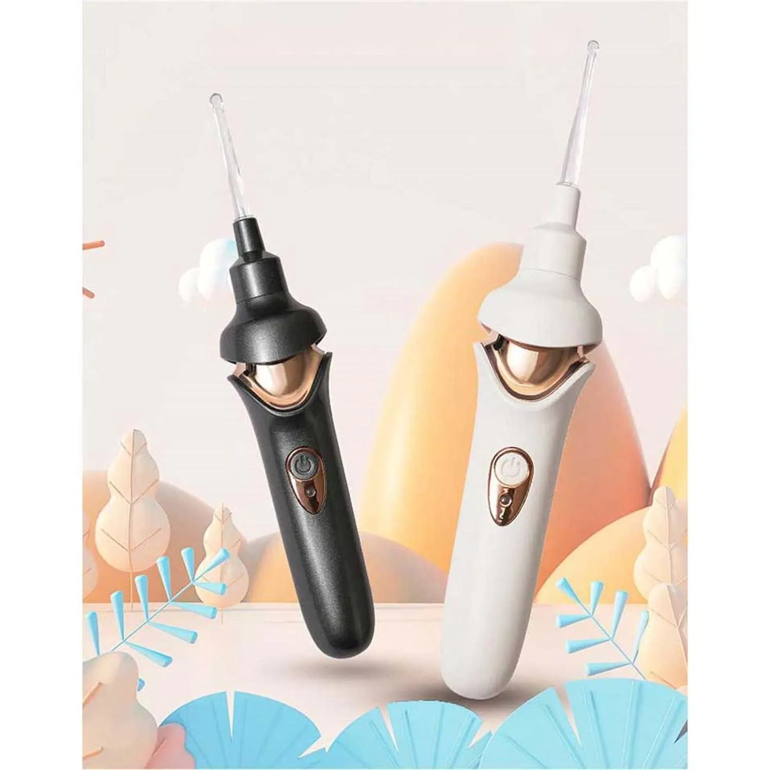 Ear Wax Removal Vacuum Electric Ear Cleaner With LED Light