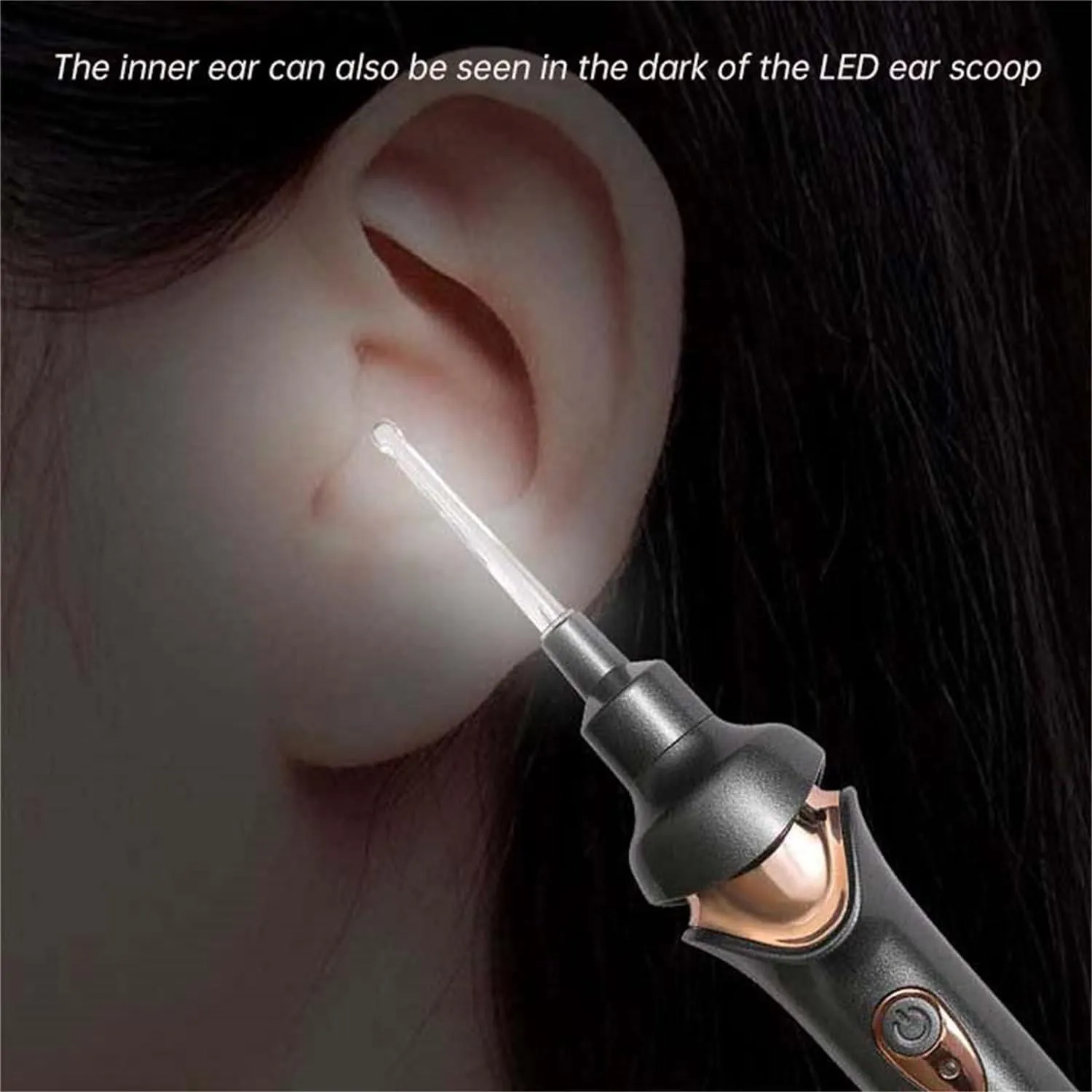 Ear Wax Removal Vacuum Electric Ear Cleaner With LED Light