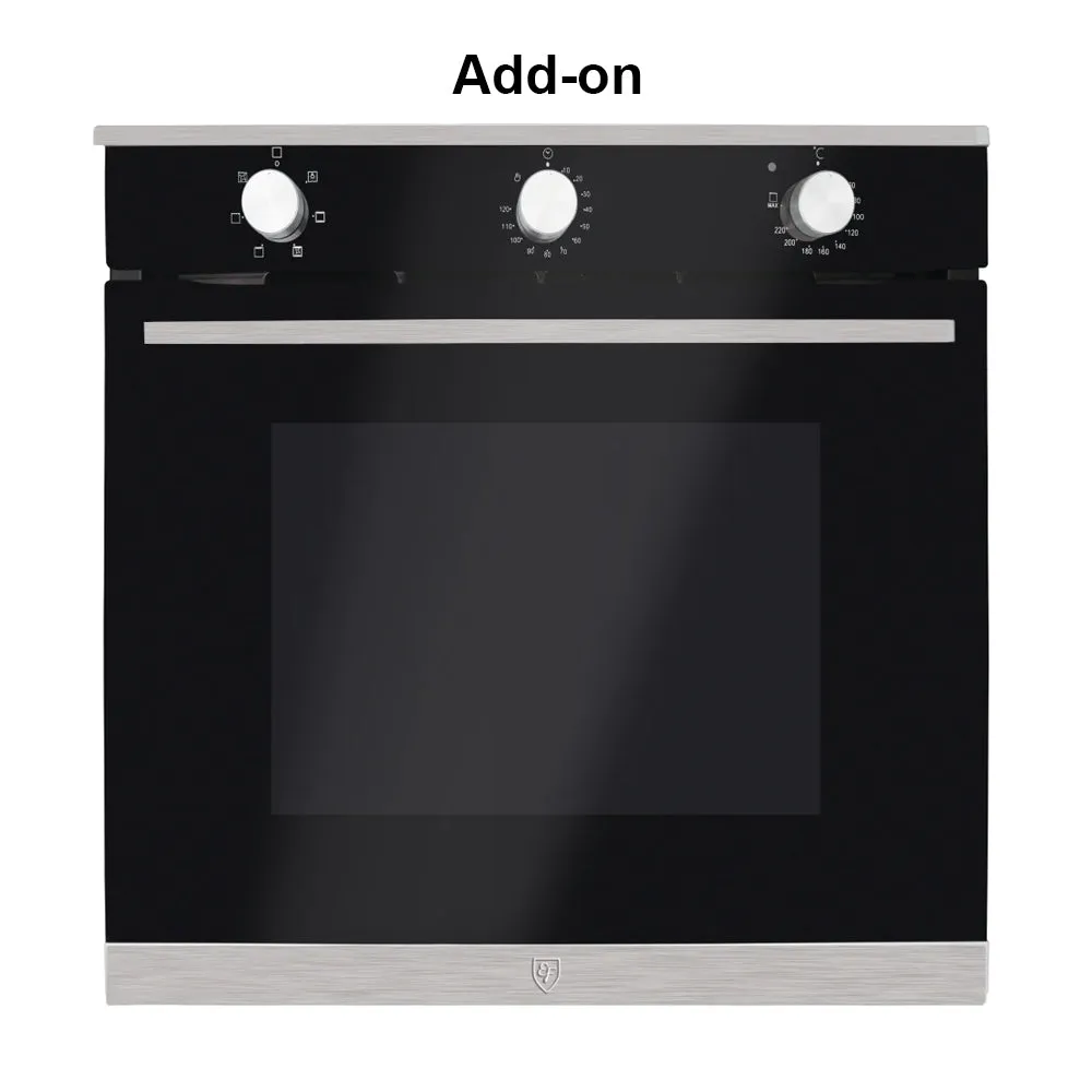 EFCH9201TSS 90CM HOOD & EFH3767 76CM GAS HOB   OPTIONAL BOAE63A OVEN