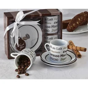 Euro Cafe Espresso Coffee Cup Set