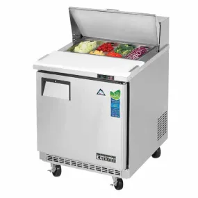 Everest - EPBNR1, Commercial 27" 8 Pan Salad Sandwich Food Prep Table Refrigerator