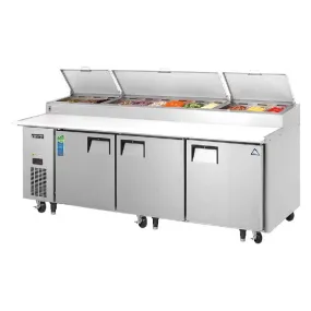 Everest - EPPR3, Commercial 93" 12 Pan Pizza Prep Table Refrigerator