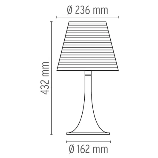 FLOS Miss K Fabric Table Lamp