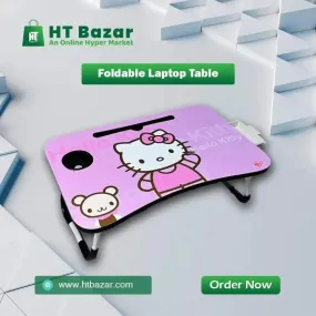 Folding table hello kitty