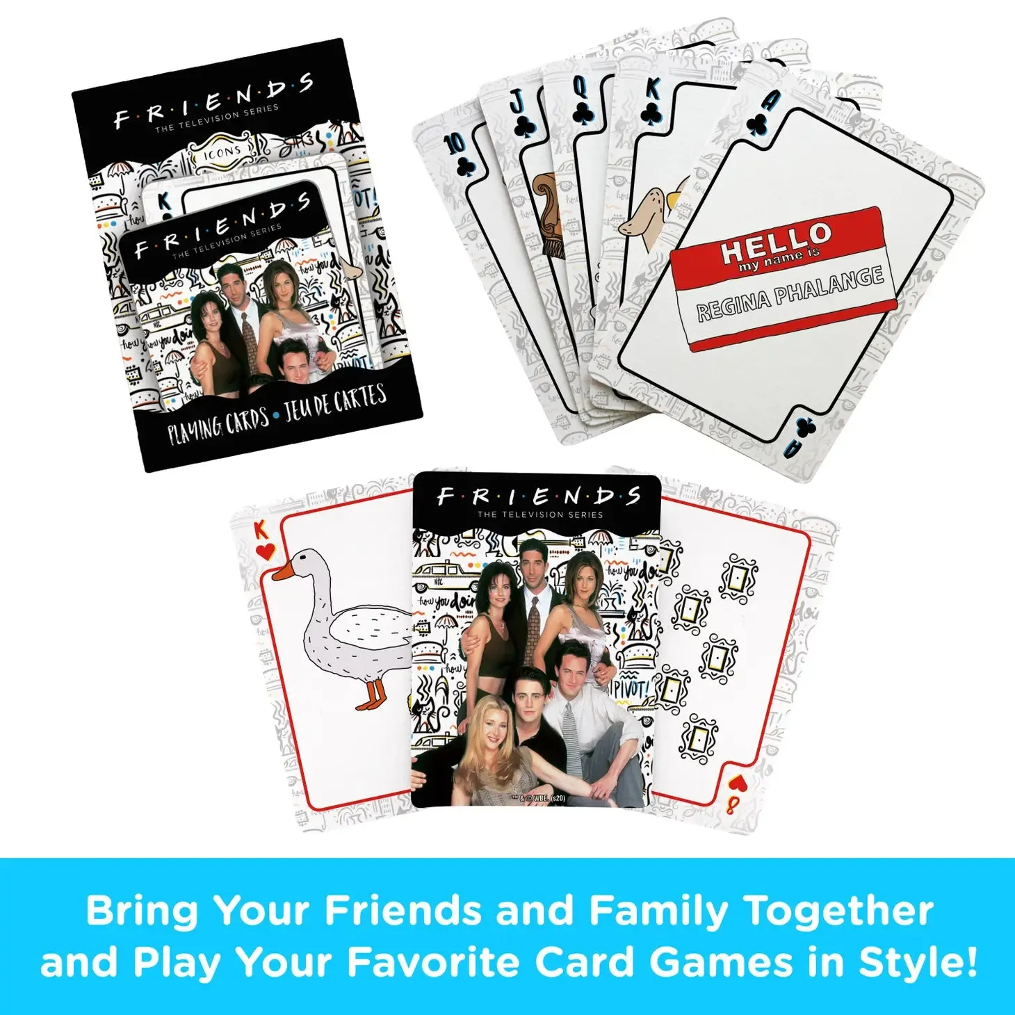 Friends Playing Cards by Aquarius - Iconic TV Series Edition