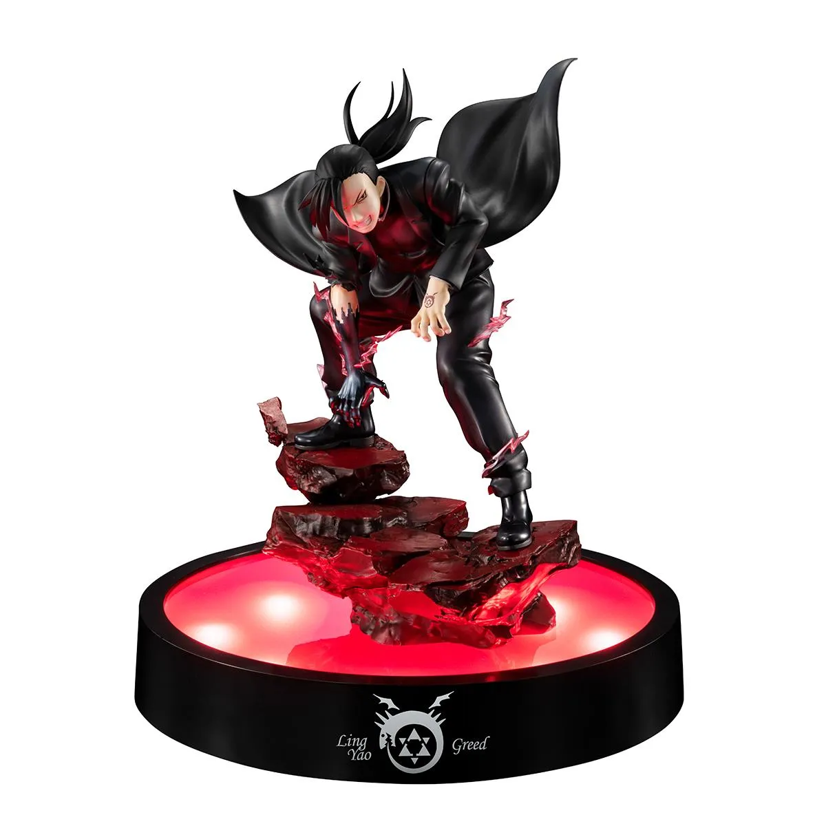 Fullmetal Alchemist Brotherhood: Greed/Ling Yao Figurine w/ LED Base