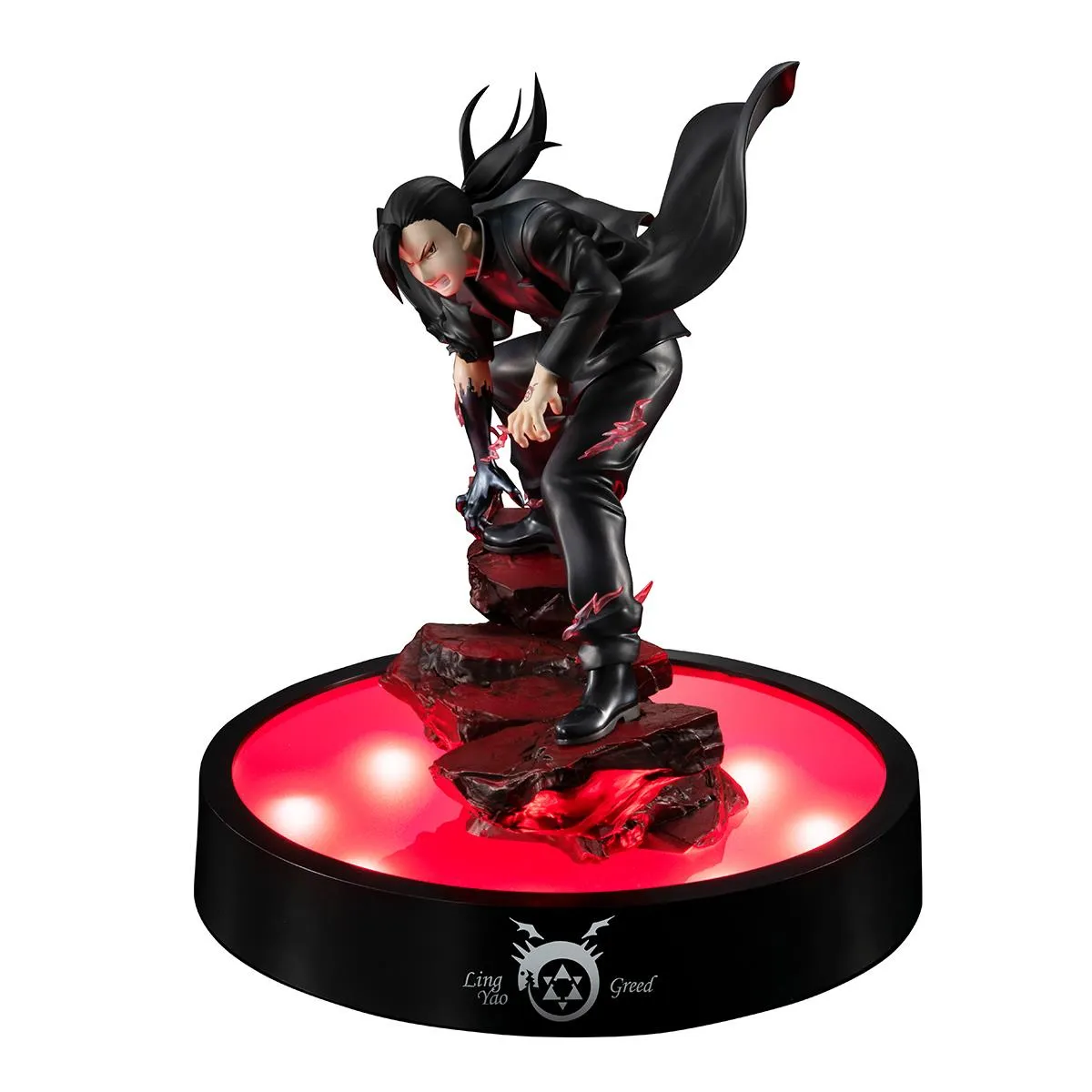 Fullmetal Alchemist Brotherhood: Greed/Ling Yao Figurine w/ LED Base