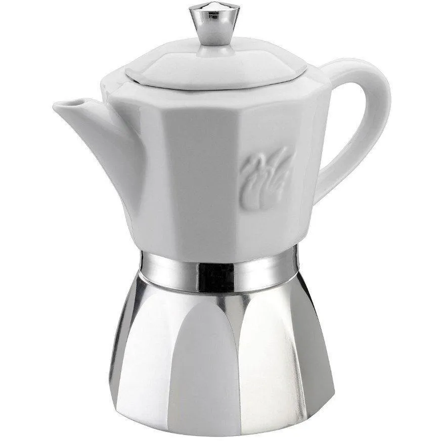 GAT Chic Ceramic Top 4 or 2 Cup Espresso Maker