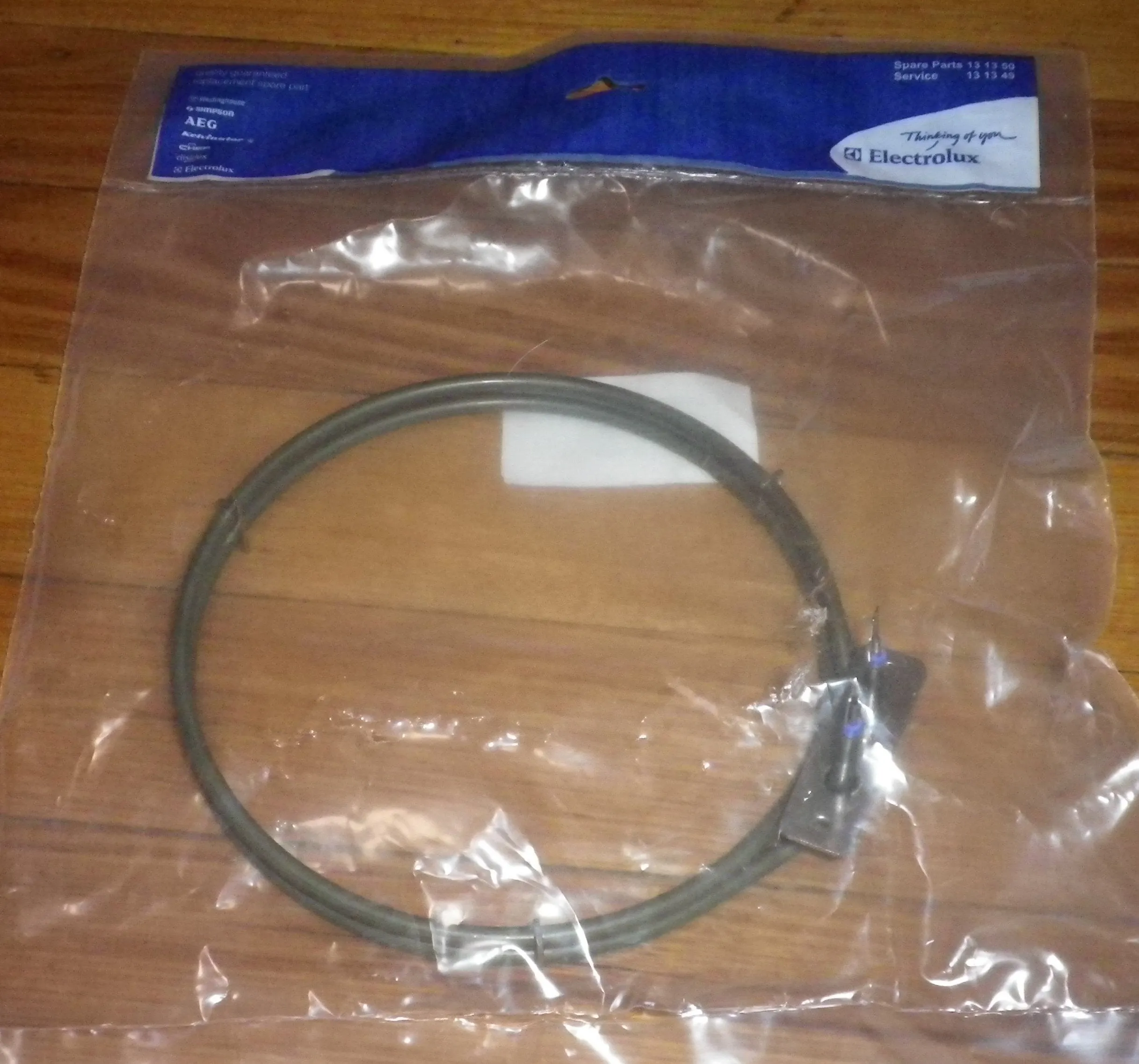 Genuine Westinghouse 2200Watt Fan Forced Oven Element. Part # 4055613238