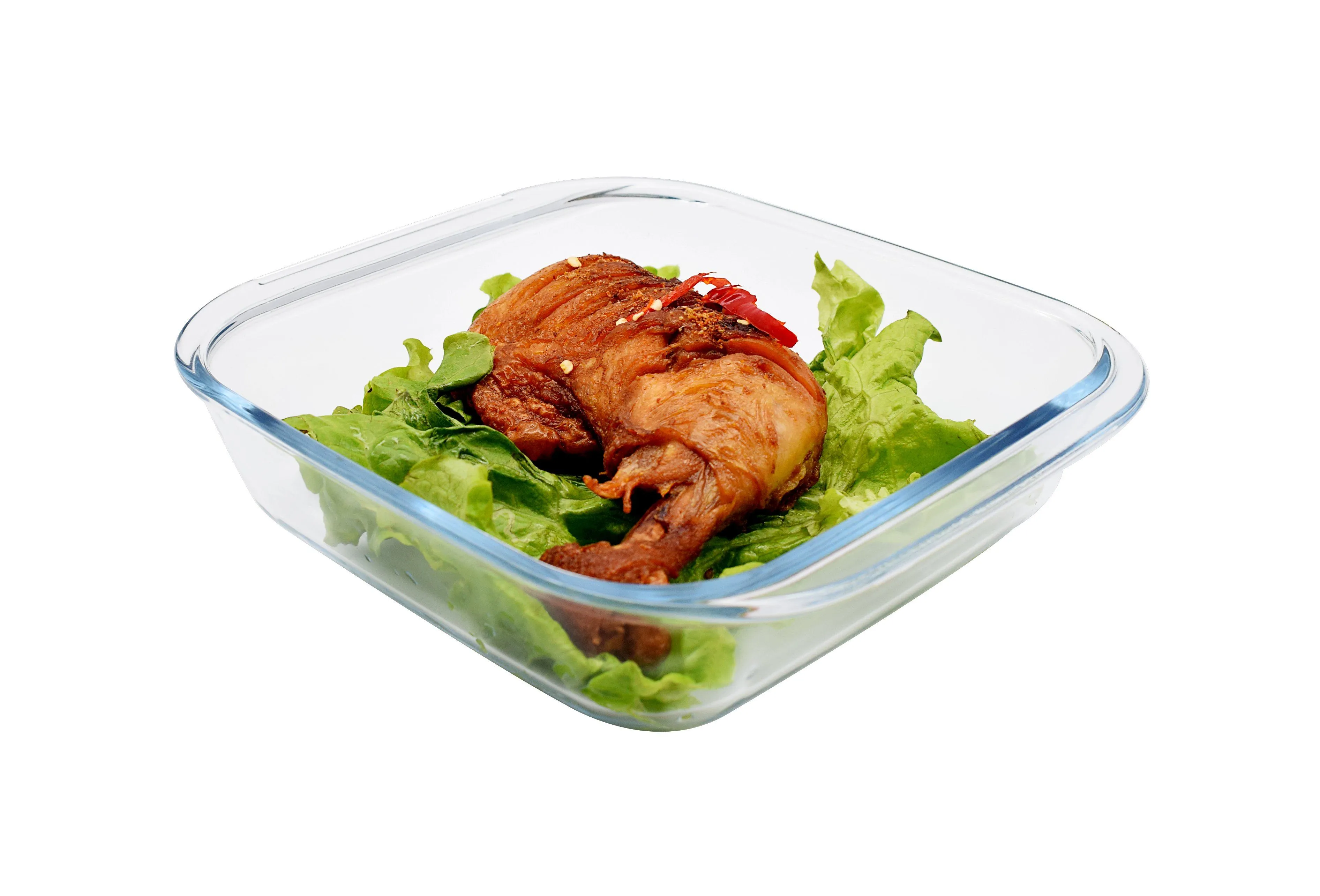 Glass Square Bakeware 1.8L