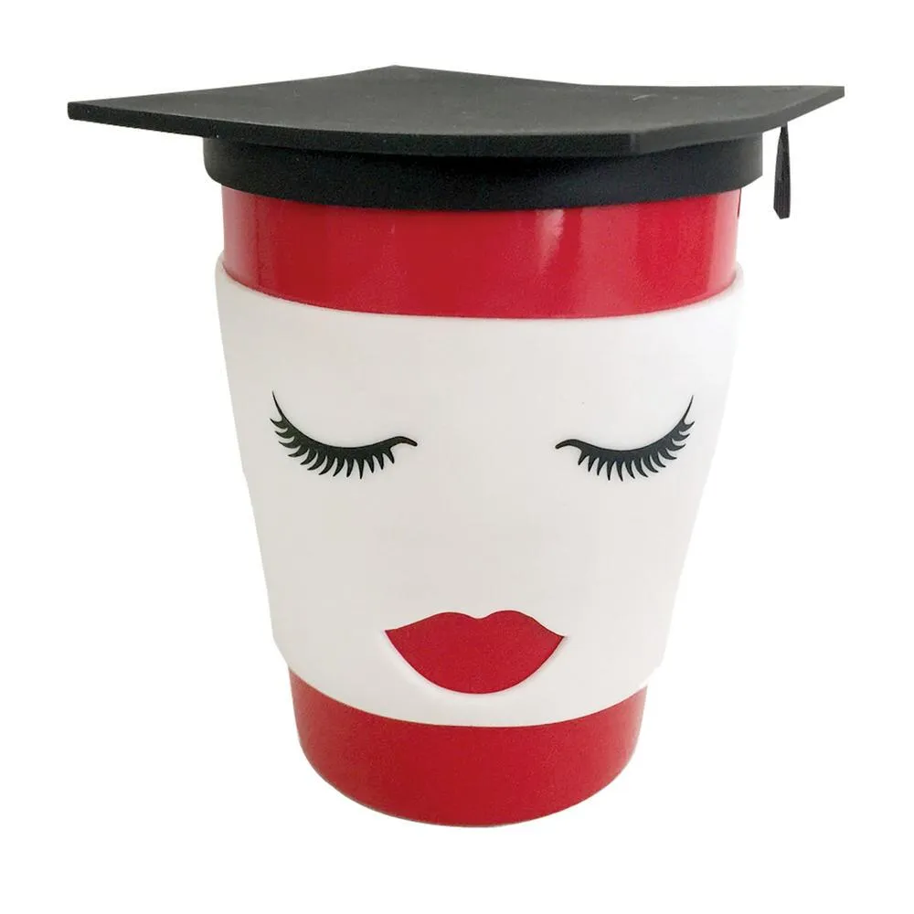 Grad Mug w/Silicone Lid