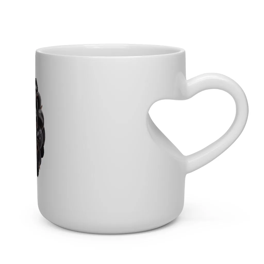 Grape Heart Shape Mug