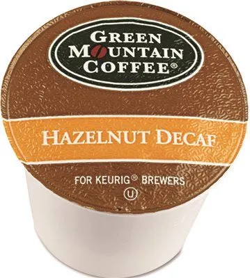 Green Mountain Coffee Hazelnut Decaf Coffee K-Cups 24 Per Box