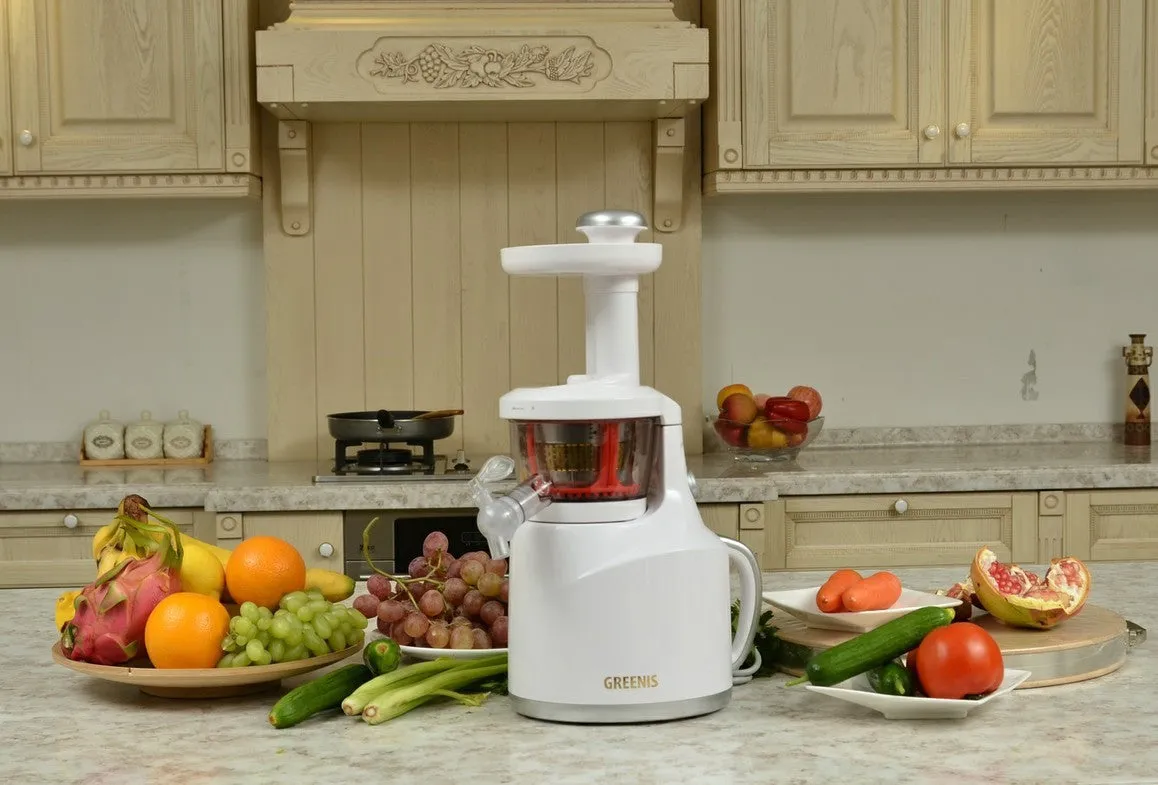 GREENIS, JUICE ALL MULTI VERT JUICER 9008 Smoothie Maker, Nut Grinder, SLOW JUICER